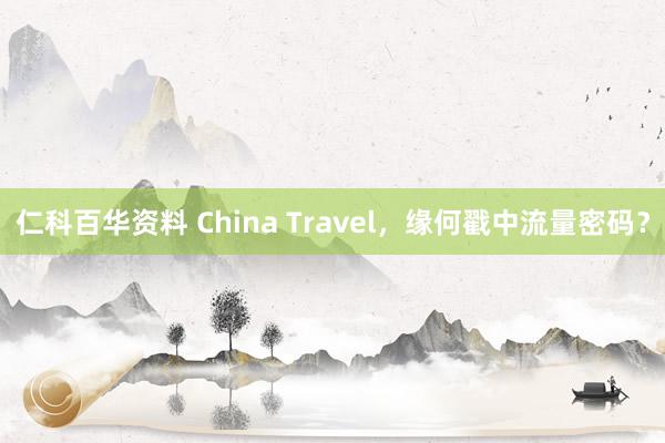 仁科百华资料 China Travel，缘何戳中流量密码？