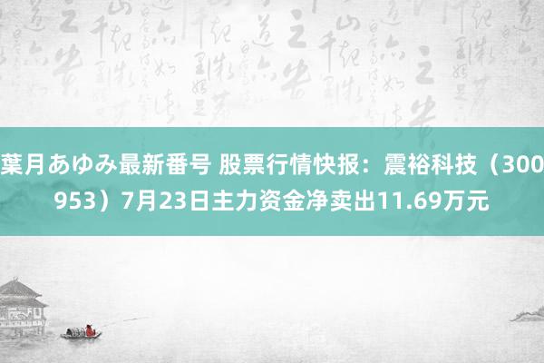 葉月あゆみ最新番号 股票行情快报：震裕科技（300953）7月23日主力资金净卖出11.69万元