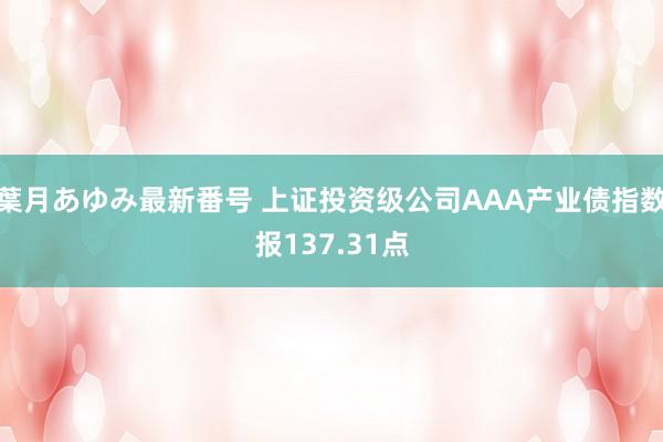 葉月あゆみ最新番号 上证投资级公司AAA产业债指数报137.31点