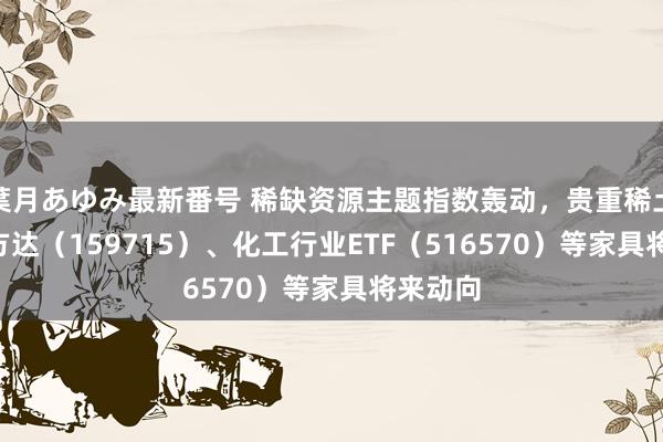 葉月あゆみ最新番号 稀缺资源主题指数轰动，贵重稀土ETF易方达（159715）、化工行业ETF（516570）等家具将来动向