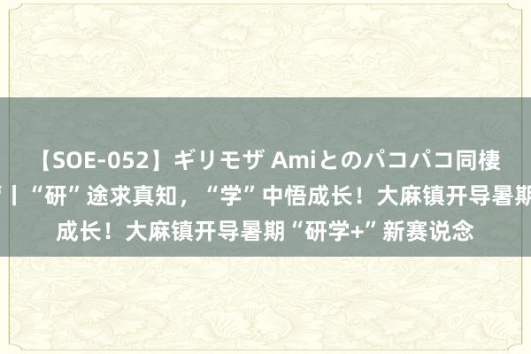 【SOE-052】ギリモザ Amiとのパコパコ同棲生活 Ami 春泥经营丨“研”途求真知，“学”中悟成长！大麻镇开导暑期“研学+”新赛说念