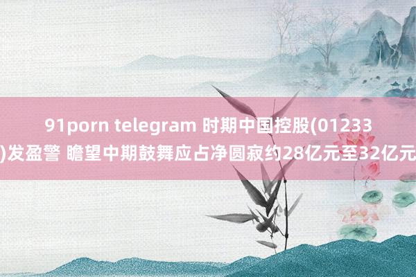 91porn telegram 时期中国控股(01233)发盈警 瞻望中期鼓舞应占净圆寂约28亿元至32亿元